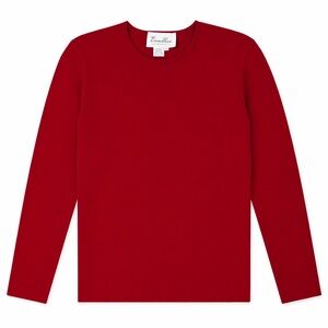 Emmelle 100% Silk Long Sleeve Knit Sweater - Size S